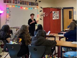 Author visit in a school